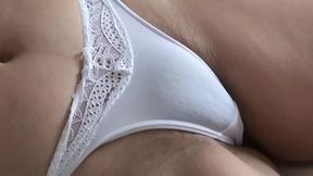 Hot MILF enjoys my pussy on the beach