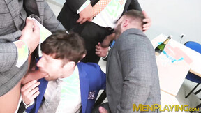 Hot Drew Dixon took the thick shaft of sexy Sir Peter in a foursome