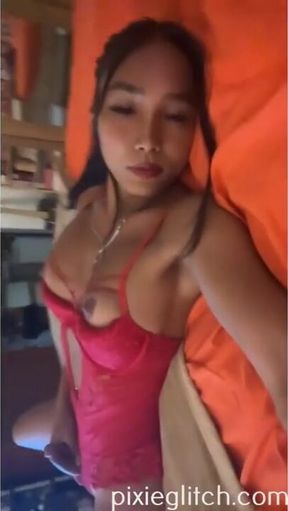 POV Lube Squelches as Girlcock Throbs Against Your Hole Fear or Arousal?