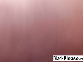 Hot Coco Velvett takes black ramrod on the bed