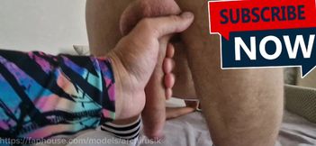 Bareback Ass Virgin Got Hot Cum From a Thick Cock! Exclusive!