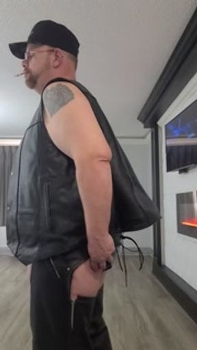 smoke in leather