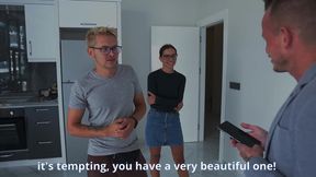 The Husband Watches His Wife Being Fucked by a Realtor for a Discount!
