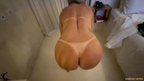 milf gostosa treina pelada deixando amostra seu clitoris grande para provocar seu personal