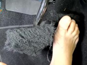 My hot NYC FEET on the pedals