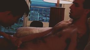 Gay Island Scene-3 Muscular Guy Fucks a Twink in the Apartment