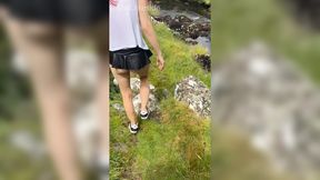 Sweet little sl*t on legs, strolling through mother f*cking paradise