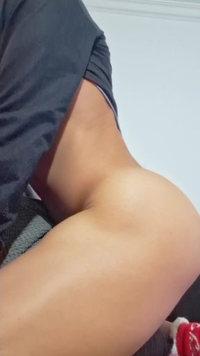 Hot Boy humping pillow moaning loud