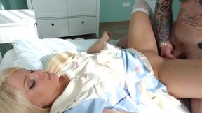 A Beautiful Anime Girl Got Fucked in Her Tight Pussy and Sweet Mouth. He Came on Her Cunt.