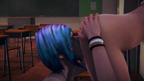 Chloe enjoys eating Max's pussy