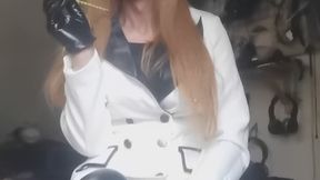 Upper class girl smoking