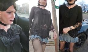 Public sissy snoops risky December Crystal Dragon drip