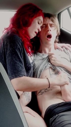 Car Park Handjob: Milked His Cock Dry While Cars Drove By   Clip 1