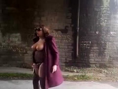 Crossdresser Outdoor Masturbation Adventure