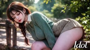 oh i m going to cum soon... // virgin wet korean pussy rubs against my cock and it gets hard [ai]
