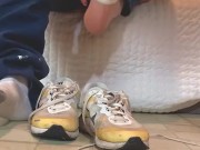 Feet are soaked