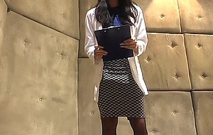 Tranny doctor anal fucks patient doggy