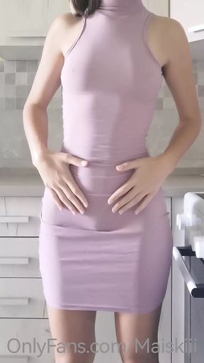 Watch the rest with my face in it on OnlyFans - petite teen making herself cum - Maiski
