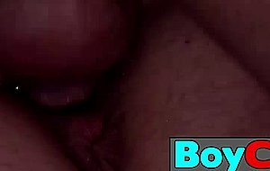 FTM stud Declan Gray drops to his knees to suck Haydens cock