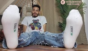 imhebersan socked feet tickled