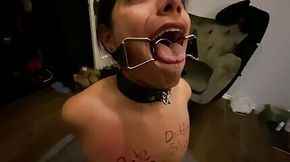 MOANING FEM TWINK STRUGGLES IN BONDAGE AND SUCKS COCK