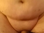 Chubby air humping no hand cum