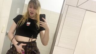 Tgirl flashing/public/piss compilation