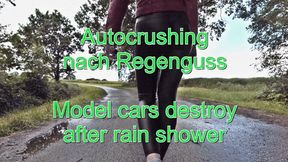 Autocrushing after a downpour - Autocrushing nach Regenguss