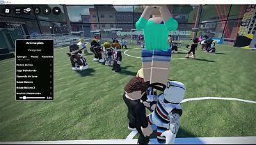 Esfregando a pika na safada