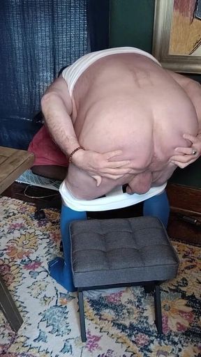 Jerk off in Titey Whities and Long Blue Socks