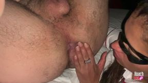 Naughty and Dirty College girl Likes to Lick Her Fingers After Putting Them in My Ass