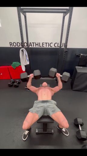 Hit a Pr on Dumbbell Bench Press