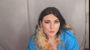 Filthy whore has soft drink and burping