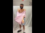 Kitty femboy ass play and cum - teaser 1