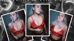 Ramona & the Cork: Pure Nose Exhales, Pure Control - Smoking Cork Marlboro