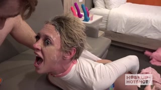 Slutty Housewife Gets  The Ass by Random Guy She Met Online