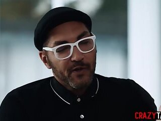 Couple dominants petite babe Lana Smalls and three babes fucked by dude