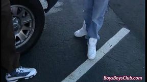 Blacks On Boys - Bareback Interracial Hardcore Fucking Movie 24