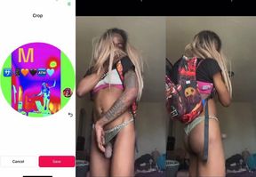American ladyboy destroys white blonde with big ass in HD