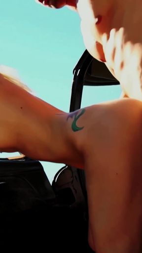 Monique Alexander Gets a Pussy Pounding in a Vintage Muscle Car