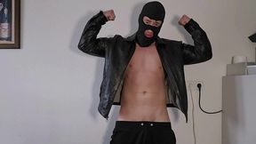 leather domination throne! phantomgentx rules with leather might