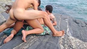fetiche da tigresa era fuder com dois ao mesmo tempo na beira da praia (parte5 final)