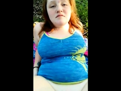 Outdoor Fun with My Teen Girl - Close-Up Fingering