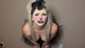 Clown Girl Pees Herself in Desperation