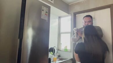 Fucking while we were in the kitchen