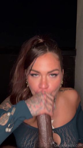 Karmen Karma's Brunette POV Interracial Ignites Wild BBC Heat