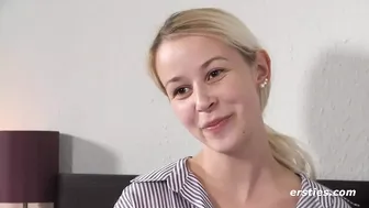 Ersties - Experimental single beauty masturbates with a vibrator