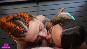 pov double blowjob lelya mult and lera murr. by murkovski