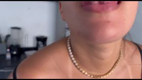 I Went to Cook for My Friend and Ended up Giving It to Him on the Kitchen Table I Came a Lot of Squirt on Top of Him