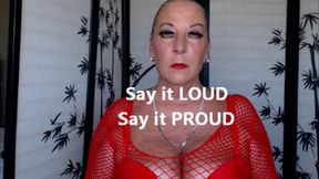 Faggot Say it LOUD Say it PROUD Goddess Natasha HD (MP4)